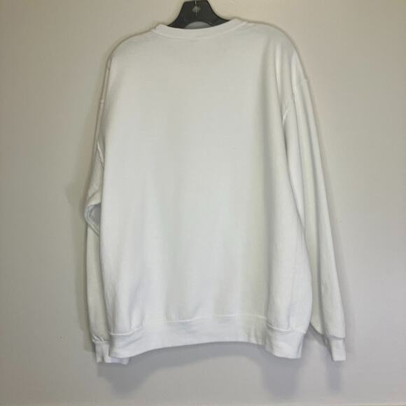 United States Election Fraud USPS Logo Graphic Crewneck Sweatshirt White Size XL - Picture 8 of 8